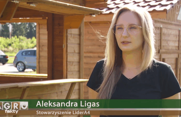 Aleksandra Ligas w wywiadzie podczas programu Agrofakty